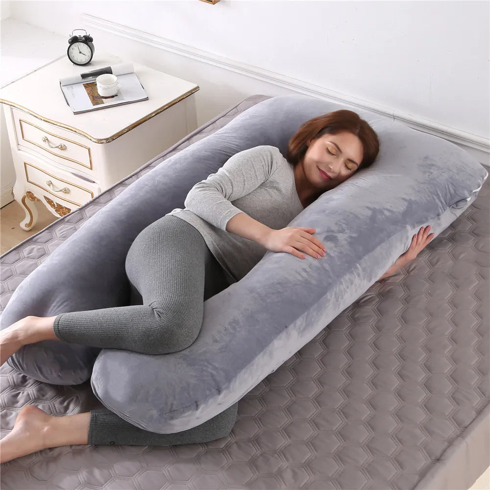 Coussin de Grossesse PANGDUBE en U — Soulagement Douleurs & Sommeil Serein | BébéSerein