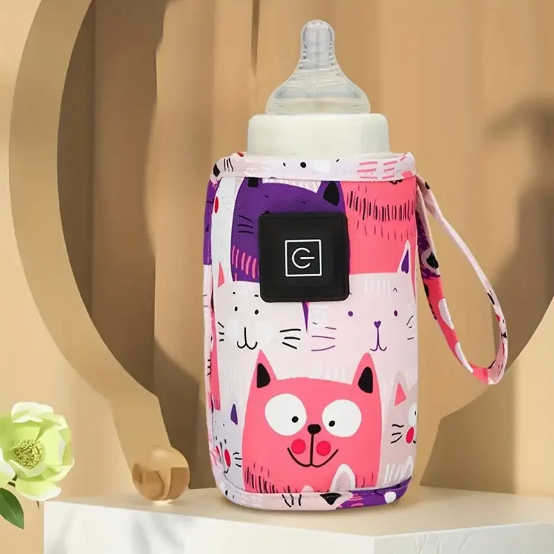 Chauffe-biberon USB pour lait et eau, sac isotherme pour poussette, chauffe-biberon portable.