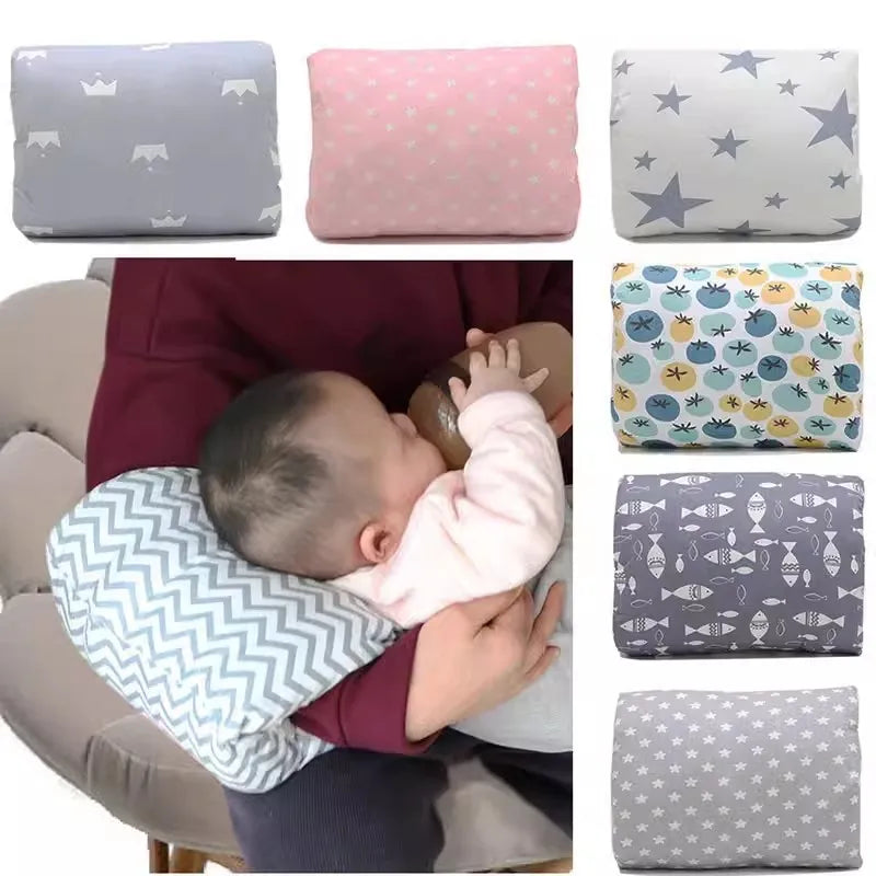 Coussin d'allaitement bébé en coton doux et épais ; Coussin pour les bras ; Coussin d'alimentation ; Produits de maternité et pour bébés