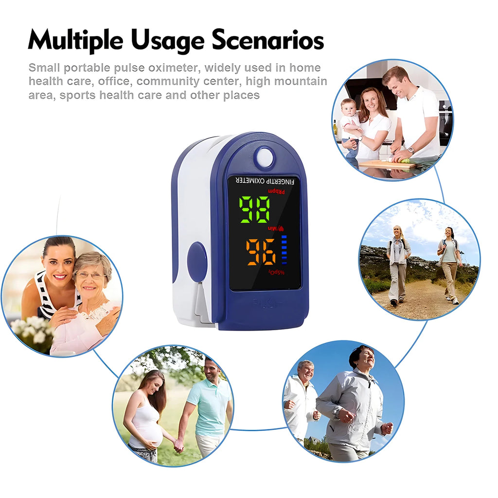 Thermomètre corporel médical rétroéclairé sans contact, et/ou mini oxymètre de doigt, outil de mesure de l'oxygène sanguin.Medical Body Thermometer Backlit Non-Contact Digital Fever Thermometer Measure Tool OR Mini Fingertip Oximeter Blood Oxygen Tool