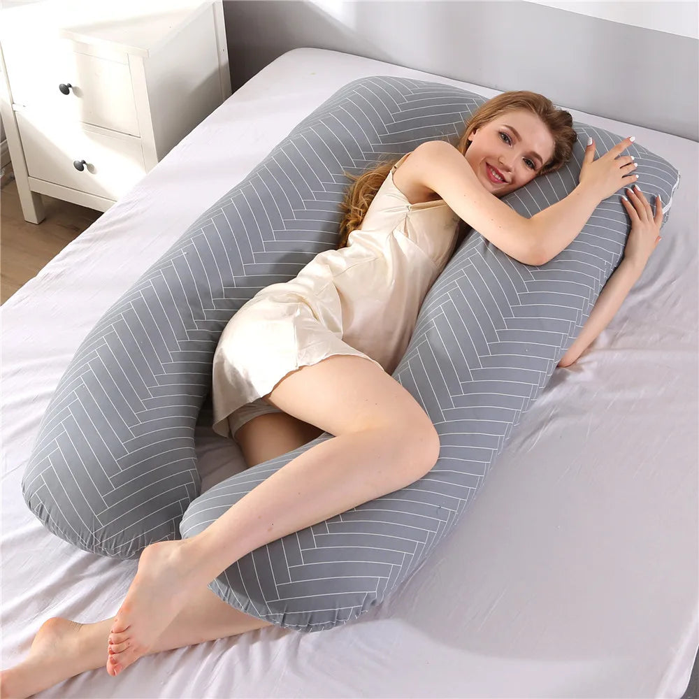 Coussin de Grossesse PANGDUBE en U — Soulagement Douleurs & Sommeil Serein | BébéSerein