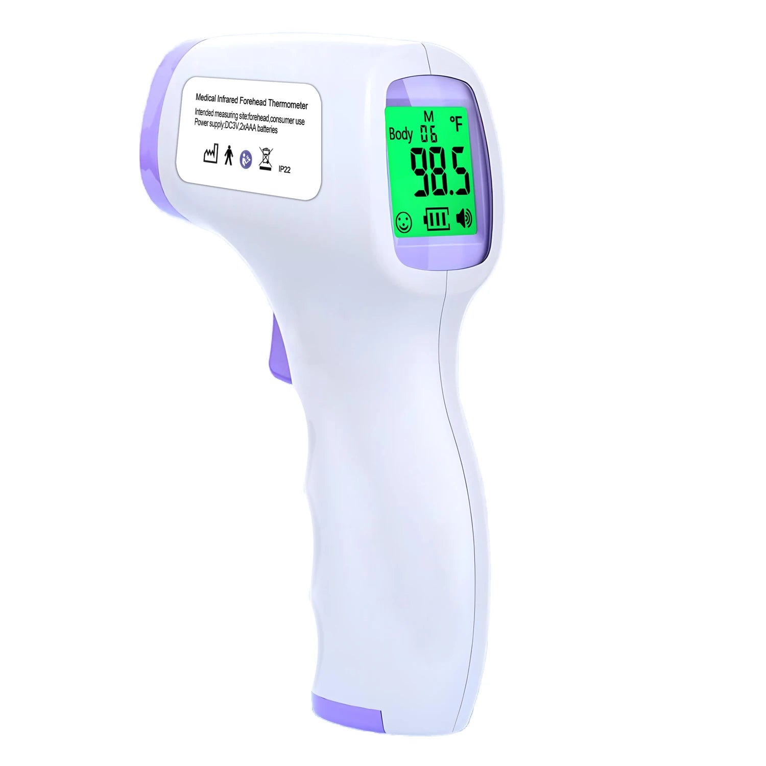 Thermomètre infrarouge numérique LCD pour la mesure corporelle chez les enfants et les adultes, sans contact, pour enfants et adultes.